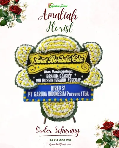 Papan Bunga Duka di Karangsalam