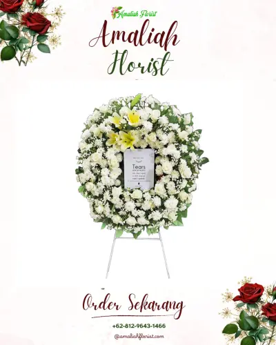 Krans Bunga Duka Cita di Karangsalam